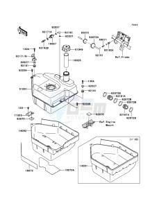 KVF750_4X4 KVF750D8F EU GB drawing Fuel Tank