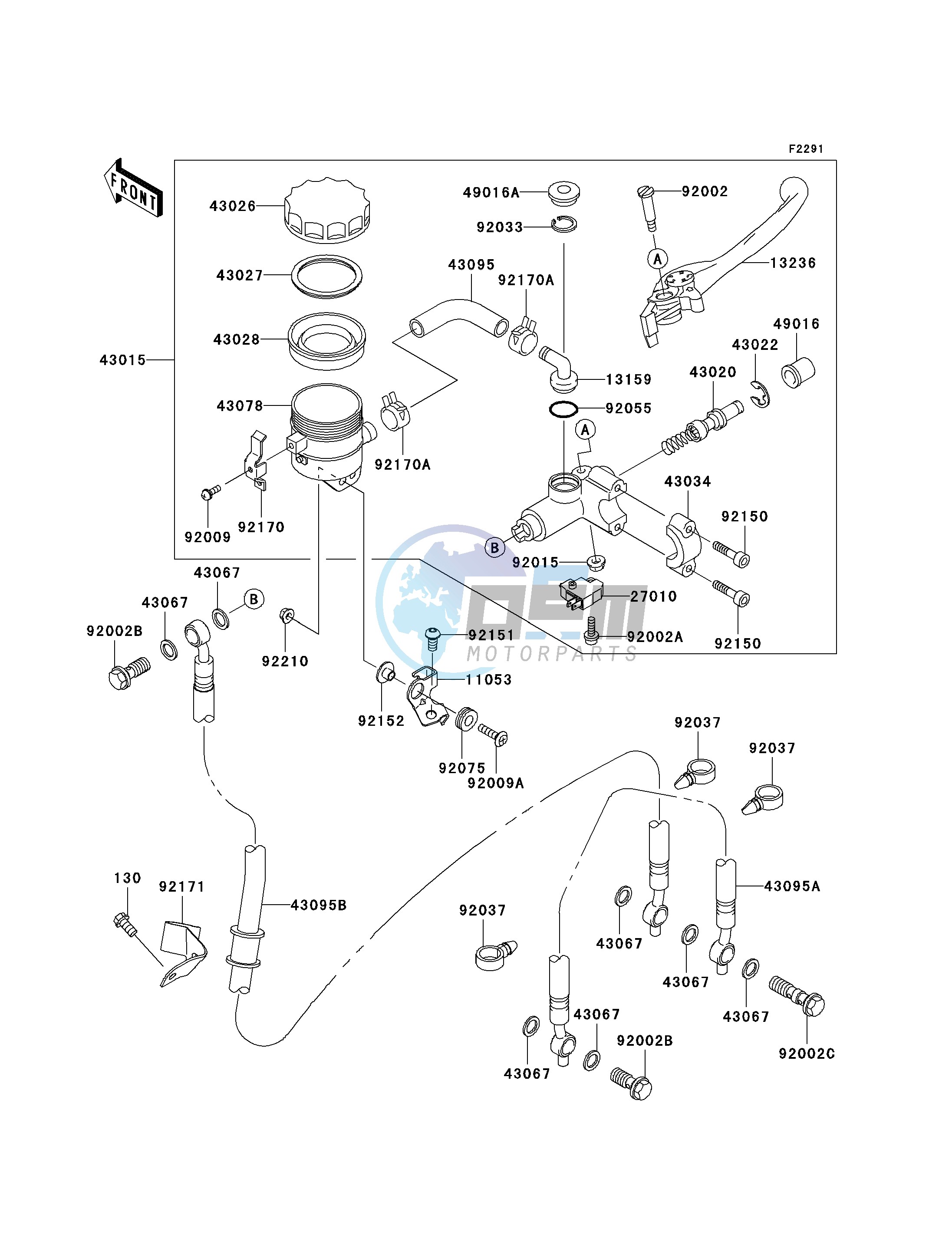 FRONT MASTER CYLINDER