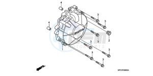 CB600F39 Europe Direct - (ED / ST) drawing GENERATOR COVER