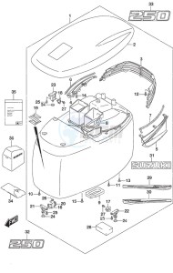 DF 250AP drawing Engine Cover