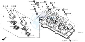 CBR1000RRA France - (F / CMF HRC) drawing CYLINDER HEAD COVER