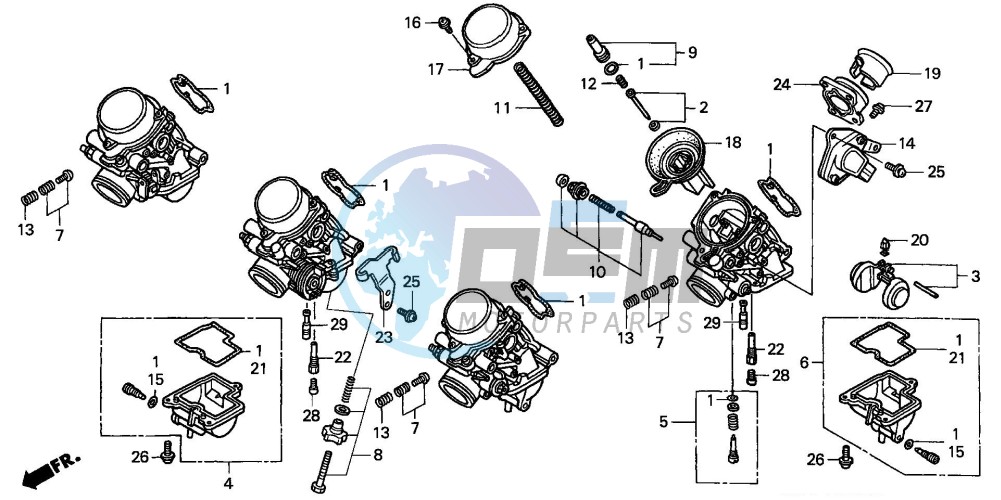 CARBURETOR (COMPONENT PARTS) (2)