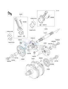 VN 800 C [VULCAN 800 DRIFTER] (C1 CAN ONLY-C2) [VULCAN 800 DRIFTER] drawing CRANKSHAFT