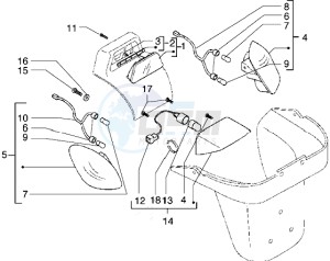 X9 500 drawing Tail lamps