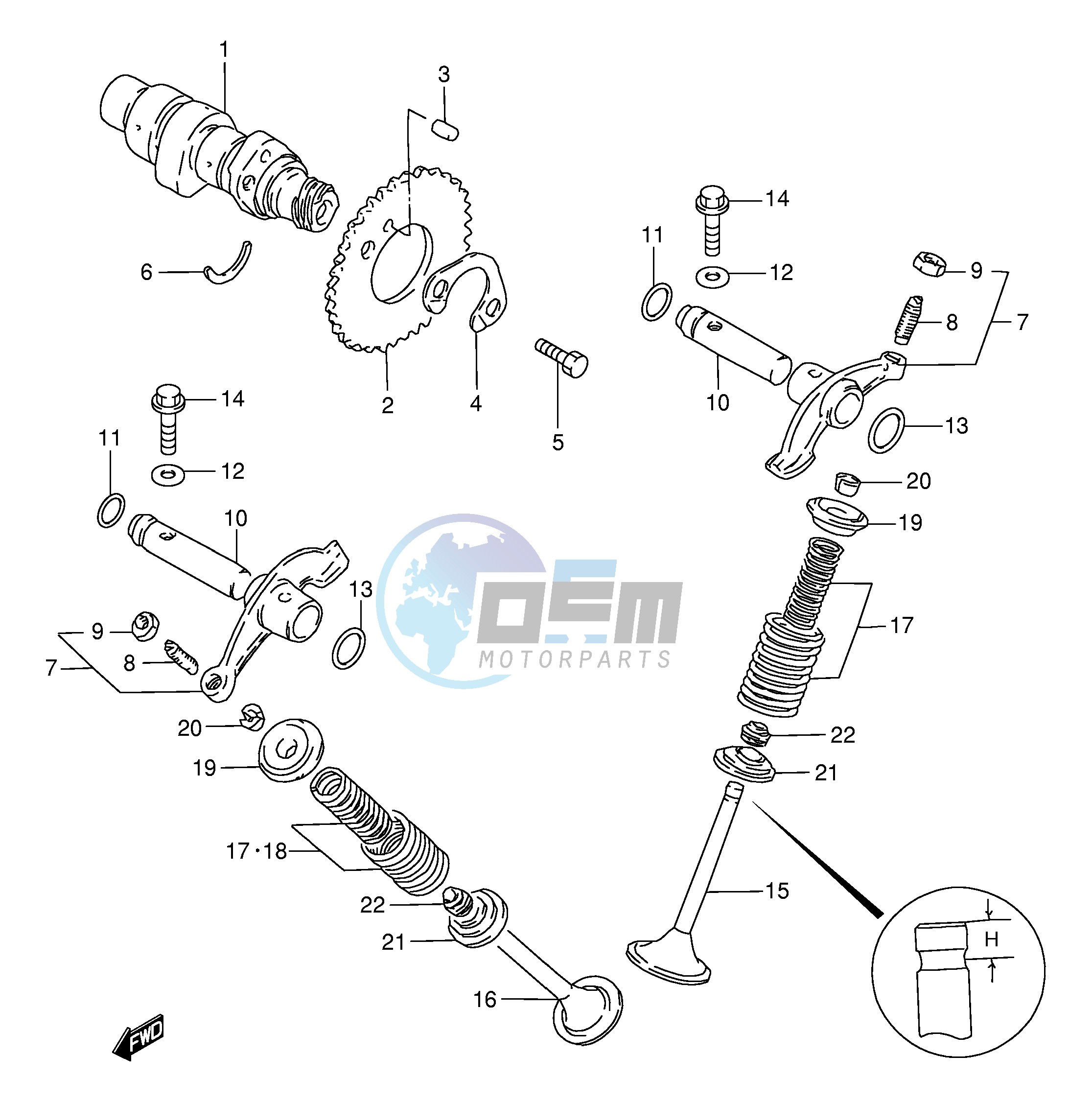 CAM SHAFT - VALVE