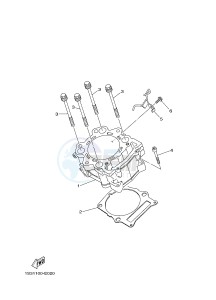 YFM700R YFM70RSBJ RAPTOR 700 (2LSE) drawing CYLINDER