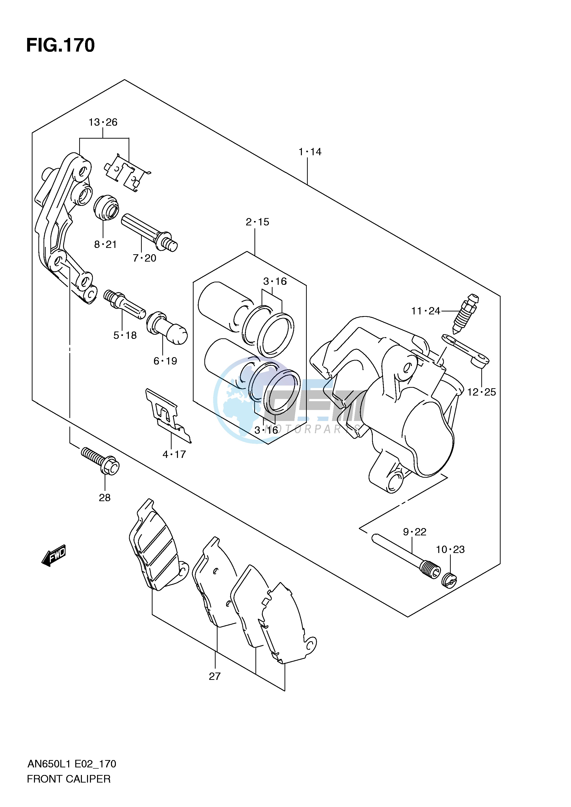 FRONT CALIPER