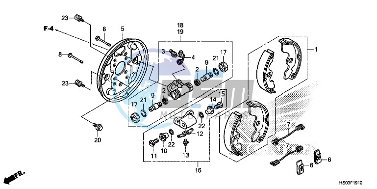 FRONT BRAKE PANEL