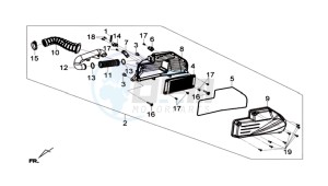 GTS 125I 2014 ABS drawing AIRFILTER