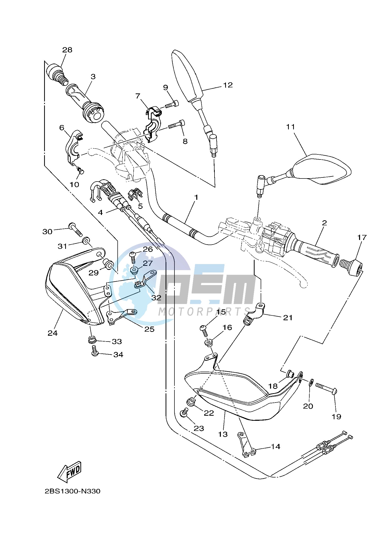 STEERING HANDLE & CABLE