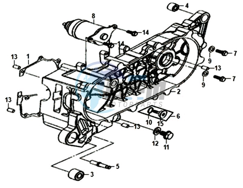 CRANKCASE COVER LINKS