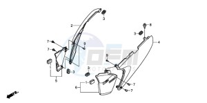 XL700V drawing SIDE COVER