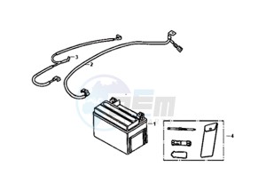 SYMPHONY ST 125 (L8) EU drawing BATTERY / TOOLKIT