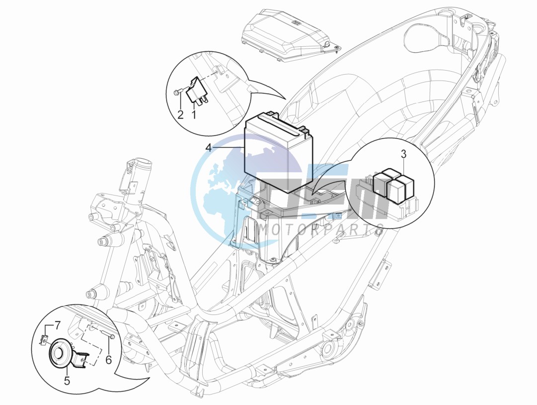 Remote control switches - Battery - Horn