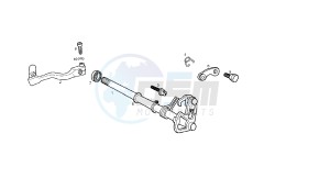 SENDA SM DRD RACING - 50 CC 2T EURO2 drawing GEAR CHANGE MECHANISM