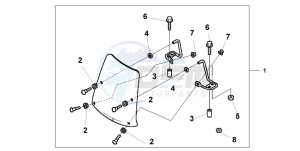 SFX50S drawing WINDSHIELD