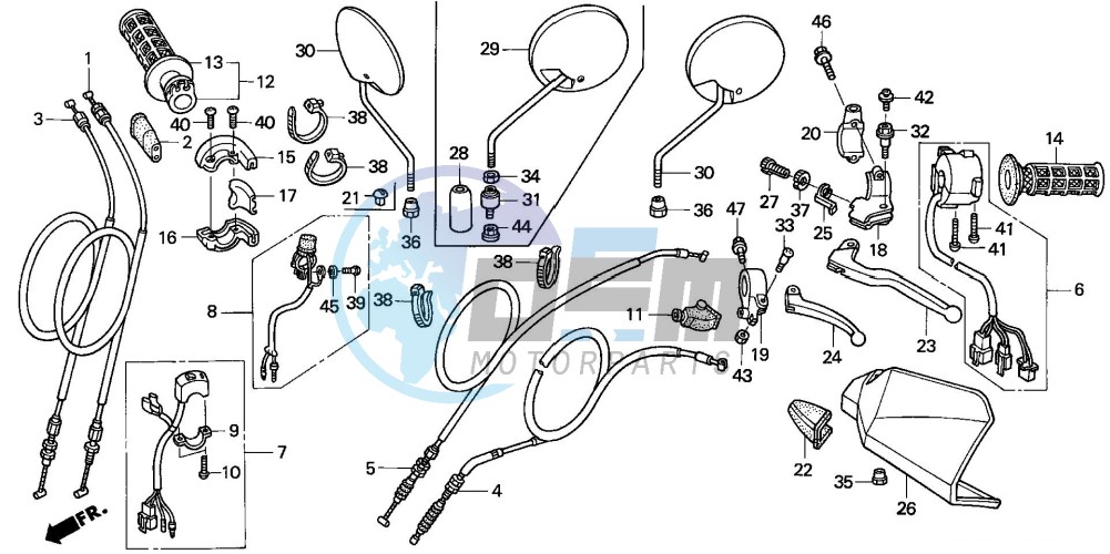 HANDLE LEVER/SWITCH/CABLE