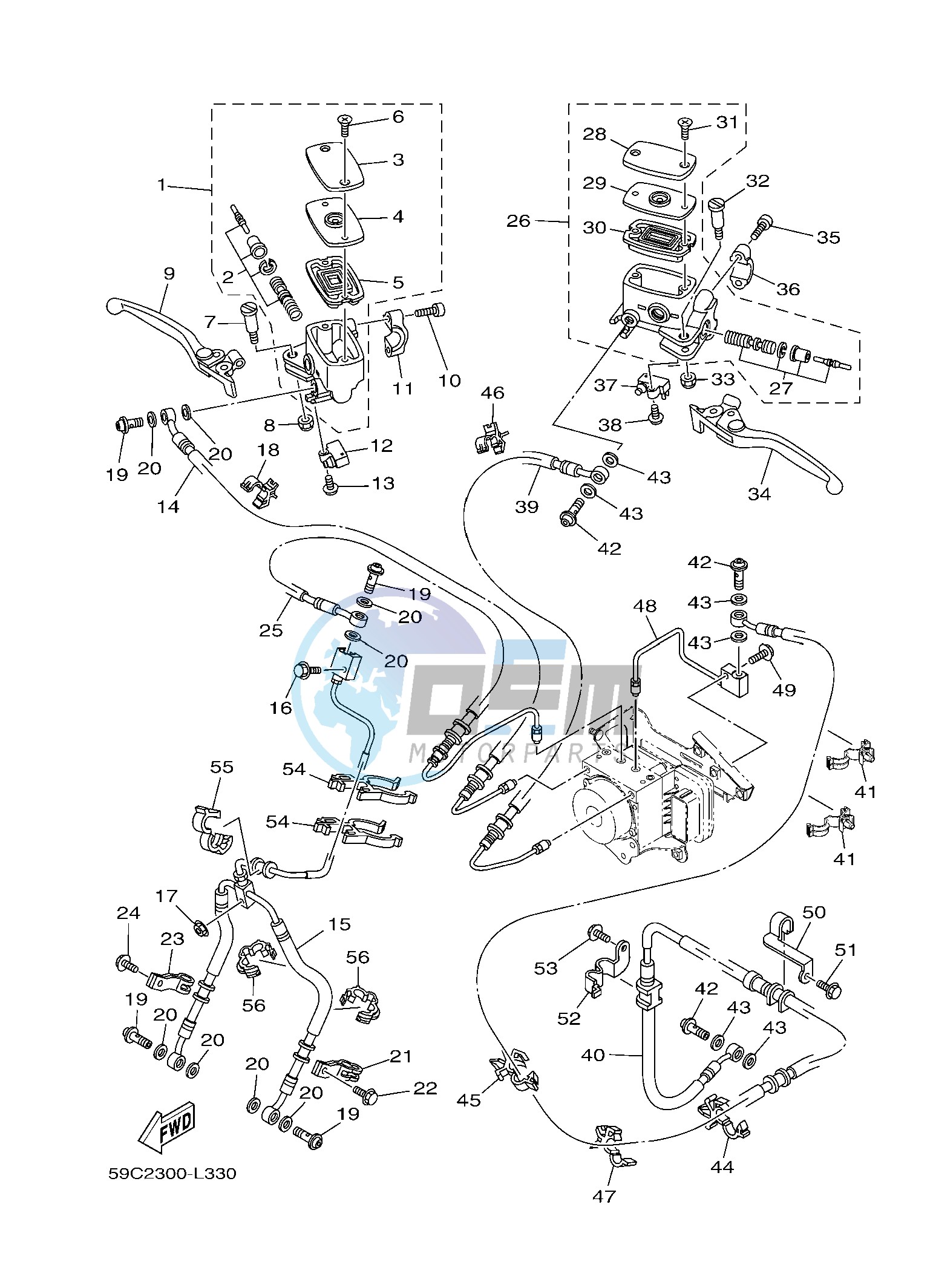 FRONT MASTER CYLINDER