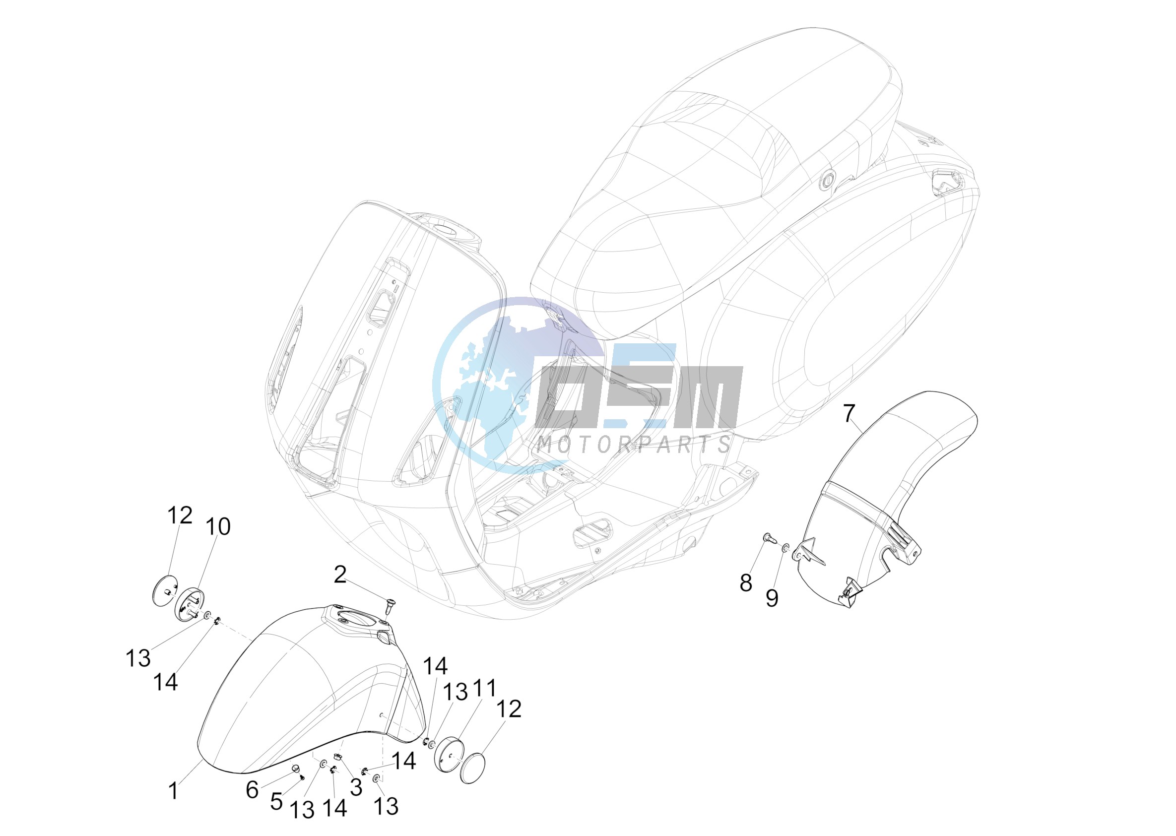 Wheel housing - Mudguard