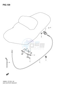 AN650 (E3-E28) Burgman drawing SEAT SUPPORT BRACKET (AN650L1 E3)