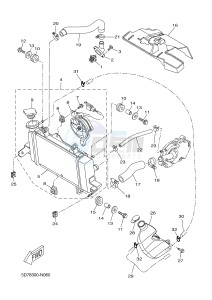 YZF-R125 R125 (5D78 5D78 5D78) drawing RADIATOR & HOSE