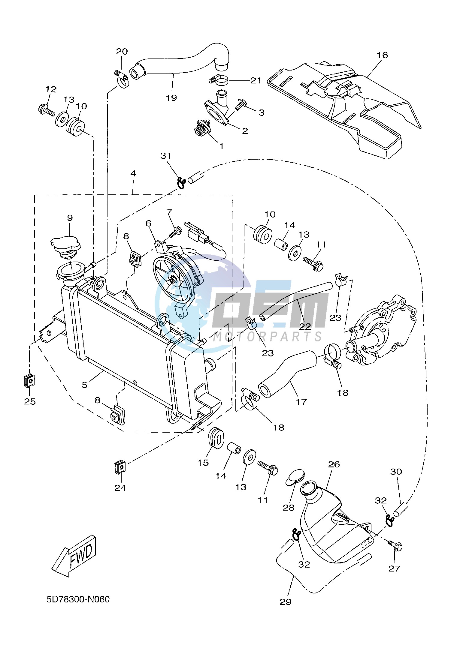 RADIATOR & HOSE