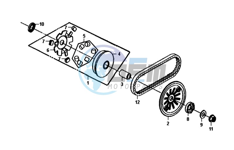 MOVABLE FLANGE / V-BELT