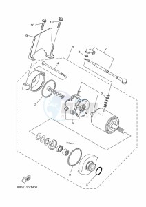 YFM450FWB YFM45KDXK (BJ59) drawing STARTING MOTOR