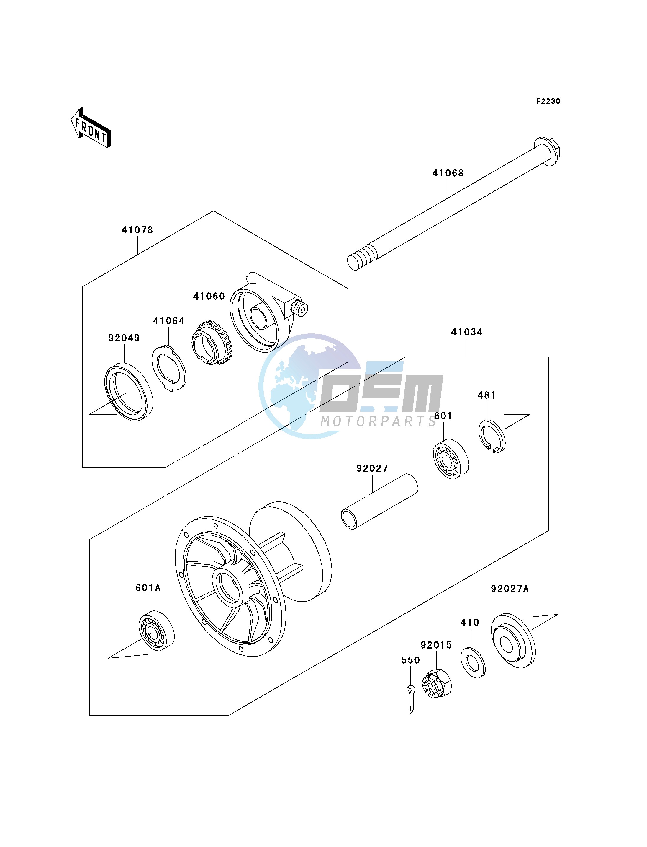 FRONT HUB