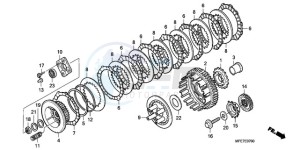 VT750C2F9 Australia - (U / KMH MME) drawing CLUTCH