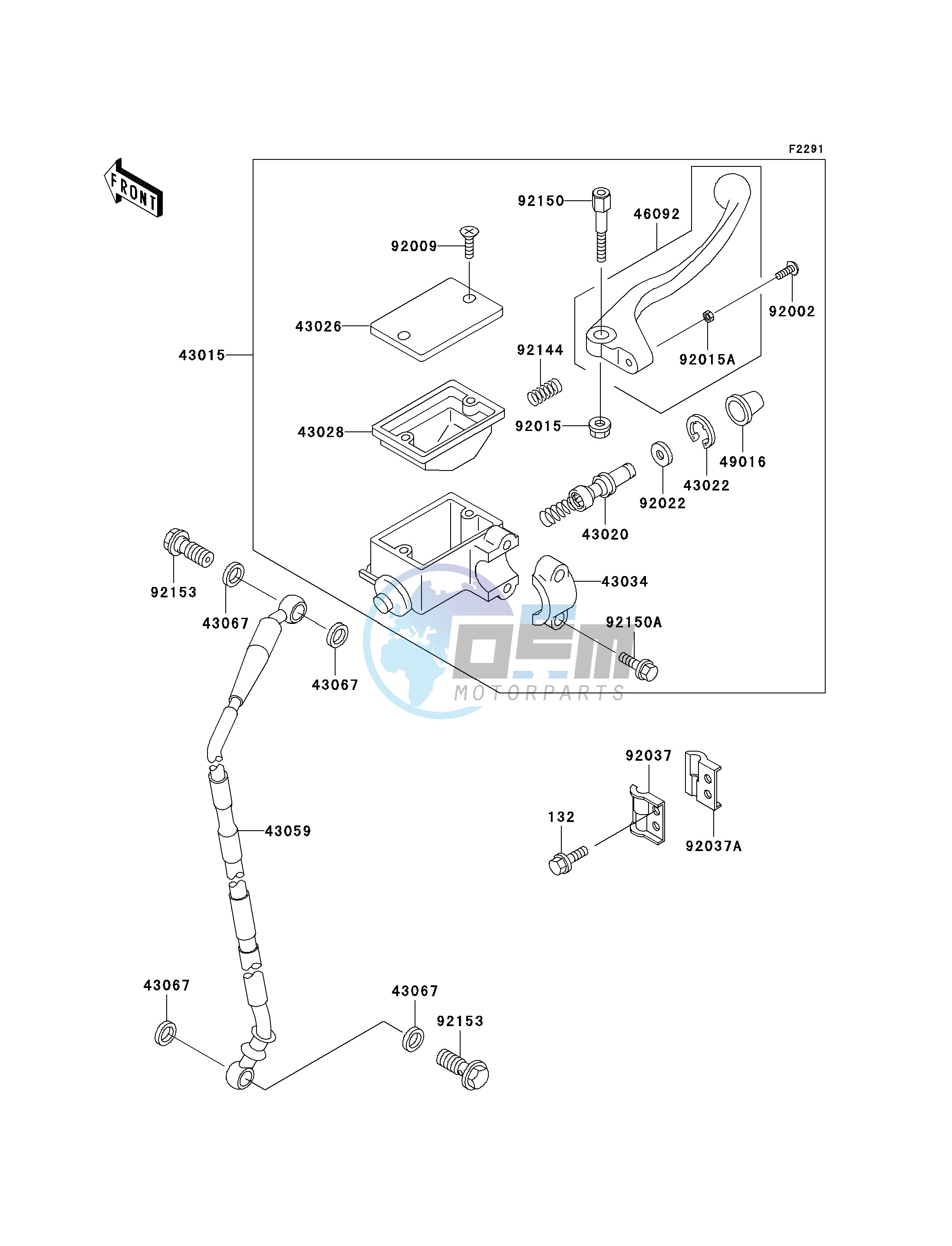 FRONT MASTER CYLINDER