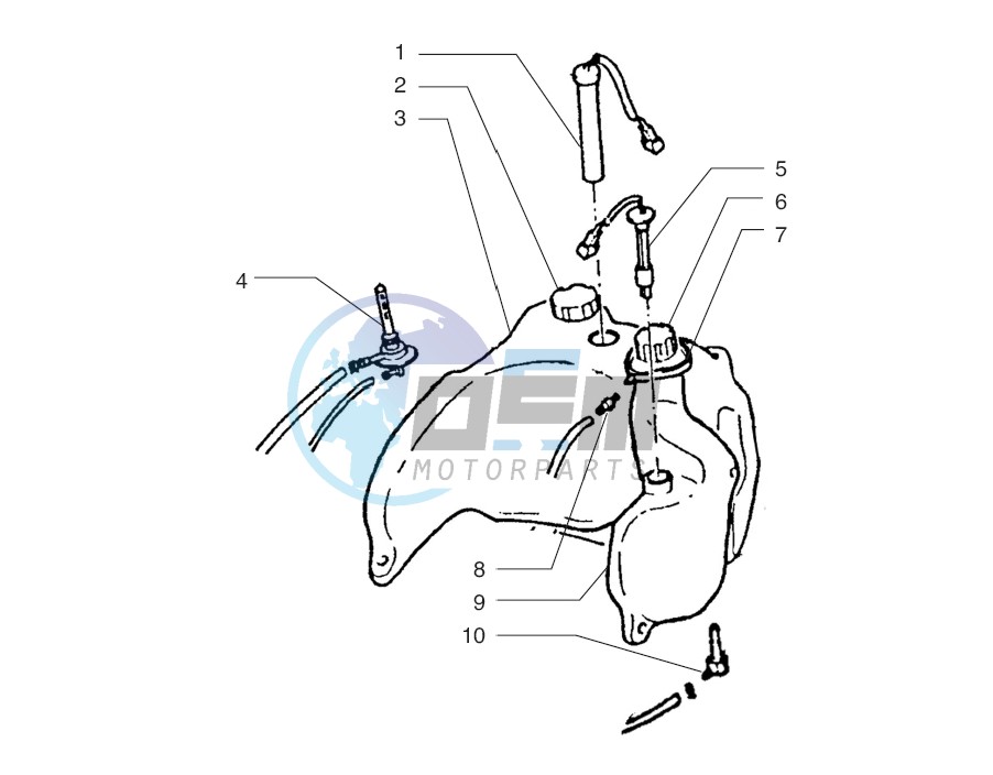 Fuel tank-Oil tank