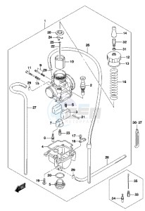 RM85L drawing CARBURETOR