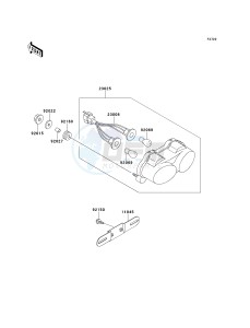 ZX 900 E [NINJA ZX-9R] (E1-E2) [NINJA ZX-9R] drawing TAILLIGHT-- S- -