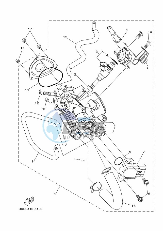 THROTTLE BODY ASSY 1