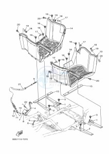 YFM450FWBD YFM45KPHK (BB5L) drawing STAND & FOOTREST