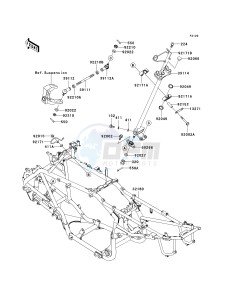 KSV 700 B [KFX 700] (B6F-B9F) B6F drawing FRAME