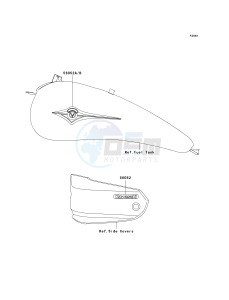 VN 1600A A[VULCAN 1600 CLASSIC] (A1-A3) [VULCAN 1600 CLASSIC] drawing DECALS-- SILVER- --- BRONZE- --- RED- --- A1- -