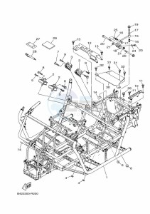 YXM700E YXM70VPAK (B5FH) drawing FRAME