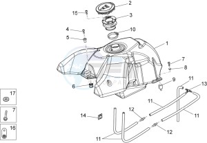 Stelvio 1200 1200 drawing Fuel tank