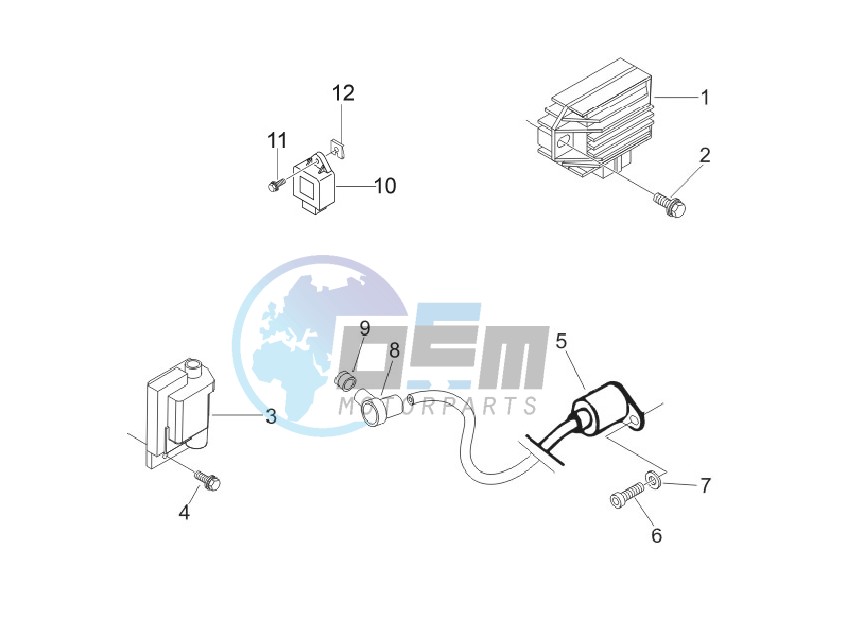 Voltage Regulators -ECU - H.T. Coil