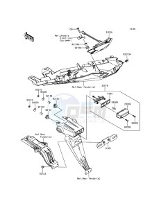 NINJA_ZX-6R_ABS ZX636FFFA FR GB XX (EU ME A(FRICA) drawing Taillight(s)