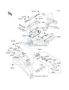 ZG 1400 A [CONCOURS 14 ABS] (8F-9F) A9F drawing TAILLIGHT-- S- -