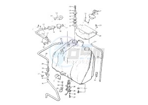 V-MAX 1200 drawing FUEL TANK