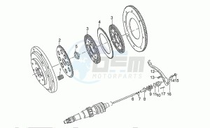 California III 1000 Iniezione Iniezione drawing Clutch