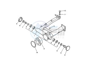 V-MAX 1200 drawing REAR ARM