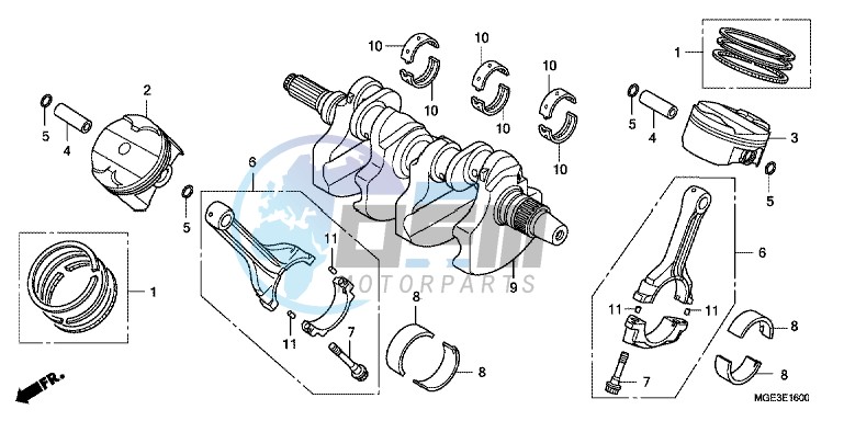 CRANKSHAFT/PISTON