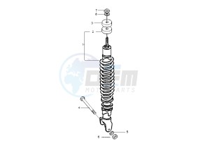 Liberty 4T RST 50 drawing Rear Shock absorber