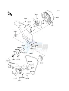 KAF 950 F [MULE 4010 DIESEL 4X4] (F9F-FAF) FAF drawing WATER PUMP