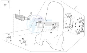 Scarabeo 50 Di-Tech drawing Front body IV